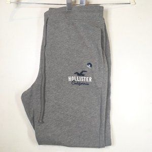 Grey Hollister Jogger Sweatpants High-Rise Trendy